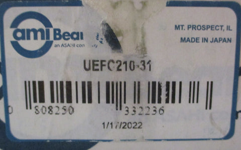 AMI Ashai UEFC210-31 4-Bolt Flange Mount Bearing 1-15/16" Bore FC210