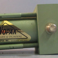NOPAK Single Actuating Air Cylinder 2x4 F Model # 0008408 CL6 4" Stroke