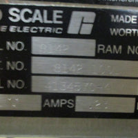 Toledo Scale 8142 Interface Panel and Scale 81421001 120V .23A 50/60Hz