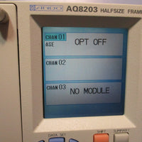 Ando Electric AQ8203 Halfsize Frame with AQ8201-12 ASE Module