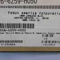 Fanuc Power Failure Back-Up Module B A06B-6259-H050 FACTORY SEALED