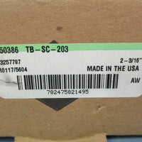 Dodge TBSC203 Tapped Base Pillow Block Bearing 050386 23/16" Bore 55/8" L