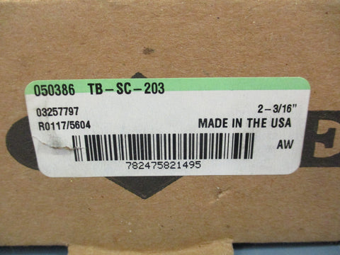 Dodge TBSC203 Tapped Base Pillow Block Bearing 050386 23/16" Bore 55/8" L