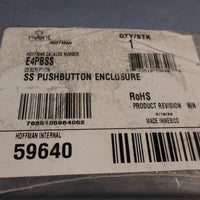 NVENT/HOFFMAN E4PBSS STAINLESS STEEL PUSHBUTTON ENCLOSURE 59640