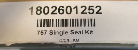 Fristam Pumps 1802601252 Seal Kit 757 Single Seal Kit C/C/FEKM