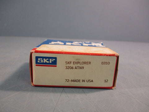 SKF 3206 ATN9 Angular Contact Ball Bearing Double Row 30 ID X 62 OD X 0.9370 W