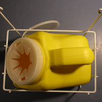 Stanley 11081 Blade Disposal Kit Yellow Container w/ White Wire Rack 11080