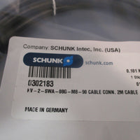 SCHUNK 0302183 2M Cable, 2M CABLE KV2SWA08GM890