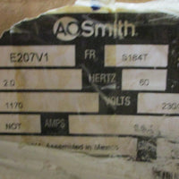AO Smith Century E-Plus 3 AC Motor E207V1 2HP 230/460V 1170RPM 1-1/8" Shaft Dia