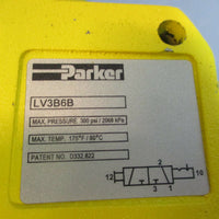 Parker LV3B6B Aluminum Alloy Exhaust Lockout Valve 300PSI NEW