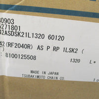 Tsubaki 2040AS 90Ft SS Every Pitch Roller Conveyor Chain  New