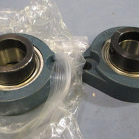 (Lot of 2) Ambaflex 2 Bolt Flange Block Bearing 13/16" Bore SA206