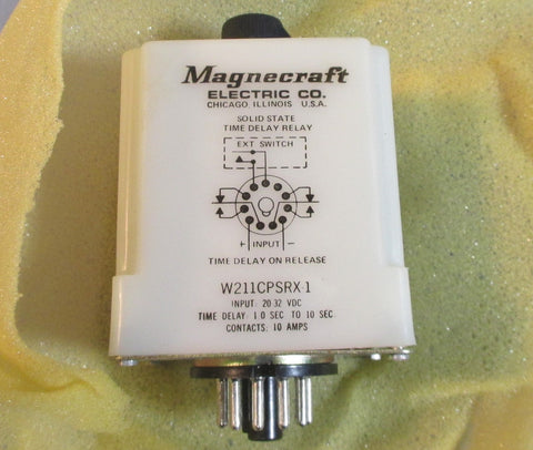 Magnecraft Electirc Co. W211CPSRX1 Solid State Time Delay Relay 2032 VDC New