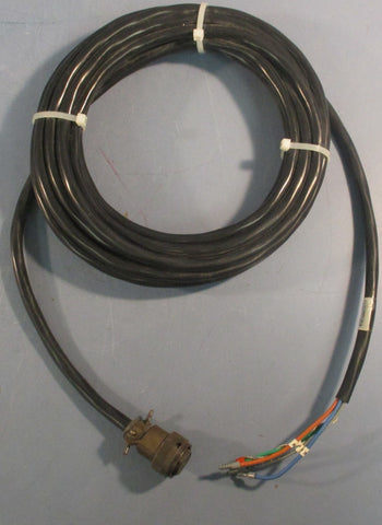 Parker 71-013863-25-B Motor Power Cable 5-Pin Round Connector 25' Long
