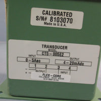 FLEXCORE CT5005E2 CURRENT TRANSDUCER 05aAC 420mAdc