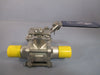 TRU-FLO BALL VALVE 316 SST 1-1/2" 1000 WOG QSM CF8M BA-33-NFSN-EXT-1.5