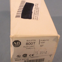 Allen Bradley 800T-PT16 Pushbutton Switch Series T, Illuminated Button, 120VAC