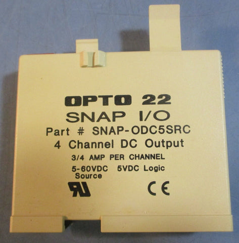 Opto 22 Snap I/O SNAP-ODC5SRC 4 Channel DC Output Module 5-60VDC Source