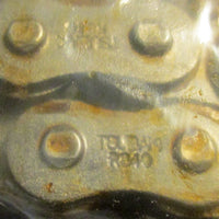 Tsubaki RS40 RIV Carbon Steel Roller Chain 10ft Long 1/2 in Pitch