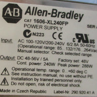 Allen Bradley 1606XL240FP Ser A Power Supply 1606XL 100120/200240VAC 4856DC