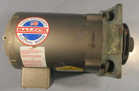 Baldor JM3545 AC Electric Motor 34K36-3226 w/ Worthington D520 1.25 x 1 x 4 Pump