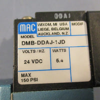 Mac Valves 421AB0ADMDDAJ1JD Solenoid Valve 20150PSI 24VDC 5.4W