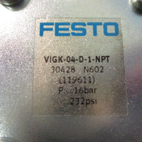 Festo Manifold Valve Station ISO SIZE1 w/ 6 Valves NEW