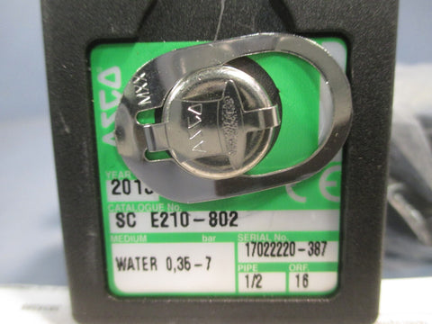 Asco Numatics Solenoid Valve  1/2" 24VDC SC E210802