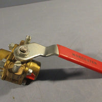 Worcester Manual Brass Socket Weld Ball Valve 1/2 4416T-TE R2CWP1000