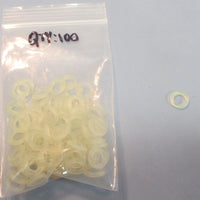 Packaging Technologies P72000109CS Plunger ORings 0.3" ID 0.5" OD 100 pcs