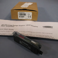 BANNER DFG3 LONG RANGE EXPERT DUAL DISPLAY FIBER AMPLIFIER DFG3IRPDQ7