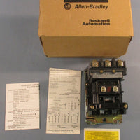 AllenBradley 500A0D93 Ser B Size 0 Contactor 600VAC Max 18 Amp Max