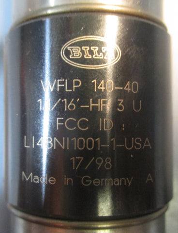 Bilz WFLP 14040 1.1/16'HF 3 U Quick Collet Tool Holder NWOB