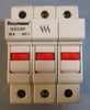 Bussmann CHCC3DI Industrial Modular Fuse Holder 600VAC 30A 3 Pole (Lot of 3)