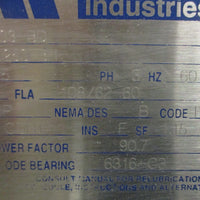 Ram Industries Y3AB31250FBH 3PH AC Motor 500HP 3575RPM 27/8" Shaft 500 HP NOS