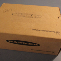 BANNER Q45BW13LVQ, 54326 Retroreflective Photoelectric Sensor 0.08 to 9 m Range