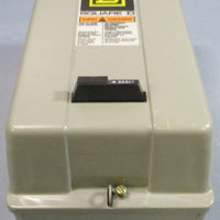 Square D 3007200767C Enclosure w/ 8536SBG2H20 Ser A Overload Relay 600VAC Max