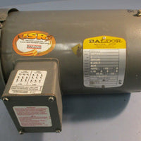 Baldor VM3555T 3-Phase Industrial Motor 2 HP 230/460 VAC 3450 RPM 7/8" Shaft Dia