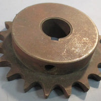 Martin 50BS20 1 Roller Chain Sprocket 1" Bore 20 Teeth Keyed Bore Lot of 2