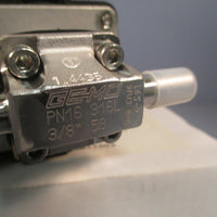 GEMU EPDM PNEUMATIC SANITARY DIAPHRAGM VALVE 3/8" 2037858 PN16 316L