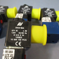 Lot of (5) Automatic Valve K0222HAXRAA Solenoid Valve with 70199AA Coil