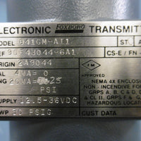FoxBoro Electronic Transmitter 30 psig 841GMAI1