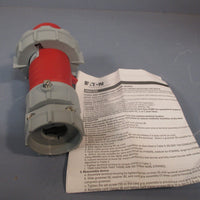 Eaton/Arrow Hart Plug Pin &Sleeve 20A 480V 2P 3W WT RD AH320P7W