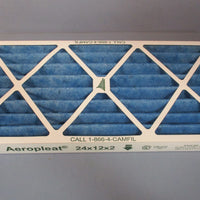 Box of 18 Camfil 24x12x2 Aeropleat III Merv 8 Pleated Air Filters 116300006