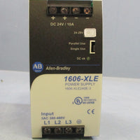 Allen Bradley 1606XLE240E3 Ser A Power Supply 3PH 24VDC 10A 240W 480VAC