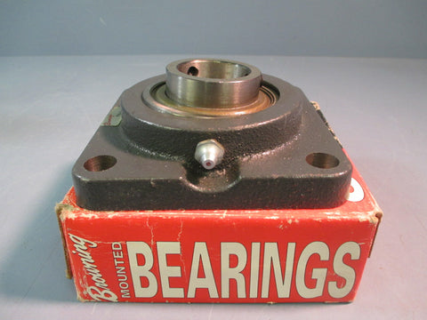 BROWNING FLANGED BEARING BLOCK 4-BOLT CAST IRON 1-3/8" BORE VF4S-122
