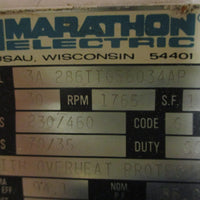 Marathon Electric 286TTGS6034AP XRI Motor 30HP 1765RPM 17/8" Shaft Dia