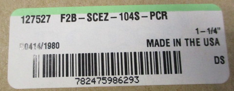 Dodge F2B-SCEZ-104S-PCR 2 Bolt Flange Block Bearing, EZ-Kleen 1-1/4" Bore