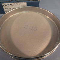 VWR 57334596 #325 U.S. Standard Testing Sieve 8" Dia 0.032mm Wire Dia Stainless