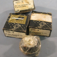Peer UC202-10 Insert Bearing 5/8" Bore Spherical OD (Lot of 3)